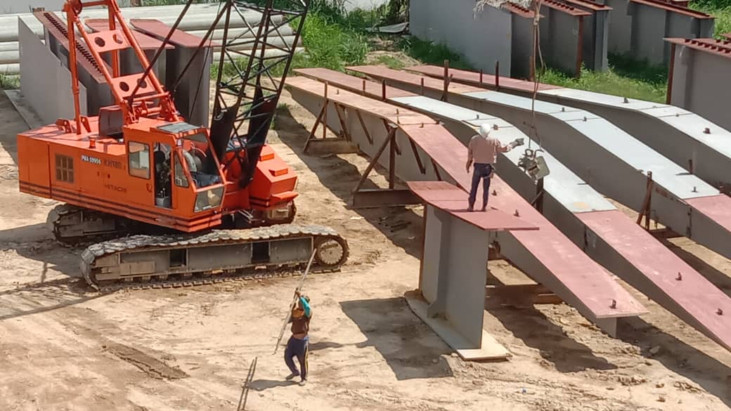Tenom steel bridge 200m span (3)