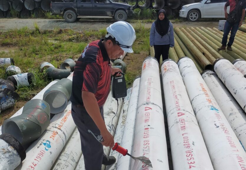 Tambunan 110m span steel bridge (1)